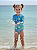 Maiô Menina Manga Longa Infantil/Juvenil com Proteção UV50+ Forrado Moda Praia 4 ao 10 76-A - Imagem 4