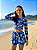 Conjunto Praia Adolescente Tropical com Proteção UV50 Cropped + Shorts Estampado 79-C1 - Imagem 1