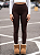 Legging flanelada peluciada Juvenil para adolescentes Cintura alta 87-A - Imagem 1