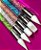 PINCEL SILICONE C/5 FAN NAILS - Imagem 4