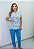 SCRUB BASIC ESTAMPADO CINDERELA AZUL - Imagem 2