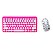 Kit Teclado e Mouse Wireless Hello Kitty Bluetooth Rosa – Edição Limitada para Notebook e PC - Imagem 2