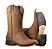 Bota Jácomo Crazy Amêndoa - Bico Redondo - Imagem 1