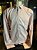 Camisa Marco Véio Manga Longa Slim Fit Xadrez Branco/Salmão - Imagem 1