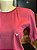 Camiseta Tshirt Feminina Bordô - Imagem 3