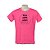 Camiseta em Malha 100% Poliéster Personalizada - Cor Rosa Pink - Imagem 1