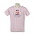 Camiseta em Malha 100% Poliéster Personalizada - Cor Rosa Bebê - Imagem 1
