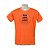 Camiseta em Malha 100% Poliéster Personalizada - Cor Laranja Neon - Imagem 1