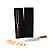 Kit Churrasco em Aço Inox Premium com Cabo de Madeira + Estojo Preto - Personalizado - Imagem 2