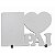 Quadro em MDF  Pai Coração Tamanho 20cmx28cm - Personalizado com Foto - Imagem 2