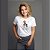 Camiseta Feminina Baby Look em Malha 100% Poliéster Cor Branca - Personalizada - Imagem 3