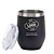 Copo Térmico em Inox Com Tampa Tipo Cuia 360ml Cor Preta - Personalizado - Imagem 3