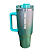 Copo Térmico em Inox Com Brilho, Tampa e Canudo 1,2L - Personalizado - Imagem 1