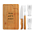 Kit Para Churrasco Com Copos - 5 Pçs - Personalizado - Imagem 2