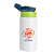 Squeeze infantil em Alumínio Personalizada 500ml - Tampa Azul e Verde - Imagem 2