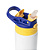 Squeeze infantil em Alumínio Personalizada 500ml - Tampa Azul e Amarelo - Imagem 4