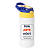 Squeeze infantil em Alumínio Personalizada 500ml - Tampa Azul e Amarelo - Imagem 1