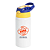 Squeeze infantil em Alumínio Personalizada 500ml - Tampa Azul e Amarelo - Imagem 2