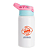 Squeeze infantil em Alumínio Personalizada 500ml - Tampa Rosa e Azul - Imagem 2