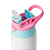 Squeeze infantil em Alumínio Personalizada 500ml - Tampa Rosa e Azul - Imagem 4