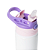 Squeeze infantil em Alumínio Personalizada 500ml - Tampa Rosa e Lilás - Imagem 4