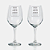 Kit De Taças de Vinho em Vidro 490ml - Personalizada Laser - Imagem 2