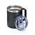 Caneca térmica em Inox Com Tampa 350ml Cor Preta - Personalizada - Imagem 3