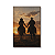 Quadro Casal Agro Cowboy e Cowgirl - 60 x 90 cm - Moldura De Couro - Imagem 2