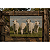Quadro Gado Nelore No Pasto Pastando - 60 x 90 cm - Moldura De Couro - Imagem 1