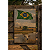 Quadro Pátria Amada Gado E Colheita - 60 x 90 cm - Moldura De Couro - Imagem 1
