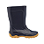 Bota de Chuva Galocha Calfor Pampeana Infantil Nieve Azul Amarela PVC - Imagem 1