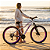 Bicicleta Aro 29 ksw Branco/Roxo 21v - Imagem 1