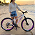 Bicicleta Aro 29 ksw Branco/Roxo 21v - Imagem 2
