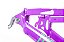QUADRO 26 Vikingx DIRT J.TUFF X-25, ALM Roxa - Imagem 2