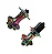 Par de CUBO DT/TS 36F  BARULHENTO RAINBOW Veloforce ( PAR ) - Imagem 2