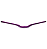 GUIDÃO VOADOR AÇO FREESTYLE 680mm/780mm ROXO - Imagem 1