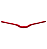 GUIDÃO VOADOR AÇO FREESTYLE 680mm/780mm Vermelho - Imagem 2
