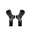 Bar End Ergonômico Nylon Preto Multi Posição - Imagem 4