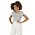Blusa Feminina Baby Look Básica Malwee Gola V - Imagem 4