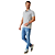 Camiseta Masculina Gola Polo Single Jersey - Imagem 7