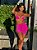 Mini Saia Franzida Miami Pink - Imagem 2