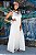 Vestido Malha Longo Alças Ajustáveis Offwhite - Imagem 2
