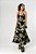 Vestido Malha Decote Oval Floral Fluor - Imagem 2