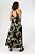 Vestido Malha Decote Oval Floral Fluor - Imagem 4