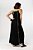 Vestido Malha Canelada com Vivo Preto - Imagem 4