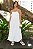 Vestido Alça Fina Offwhite Olga - Imagem 1