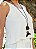 Regata Malha Canelada Evasê Offwhite - Imagem 3