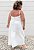Vestido Longo Viscose Ajustável Alças Offwhite - Imagem 3