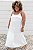 Vestido Longo Viscose Ajustável Alças Offwhite - Imagem 2