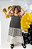 Vestido Malha Alças Mix Poá PB - Imagem 1